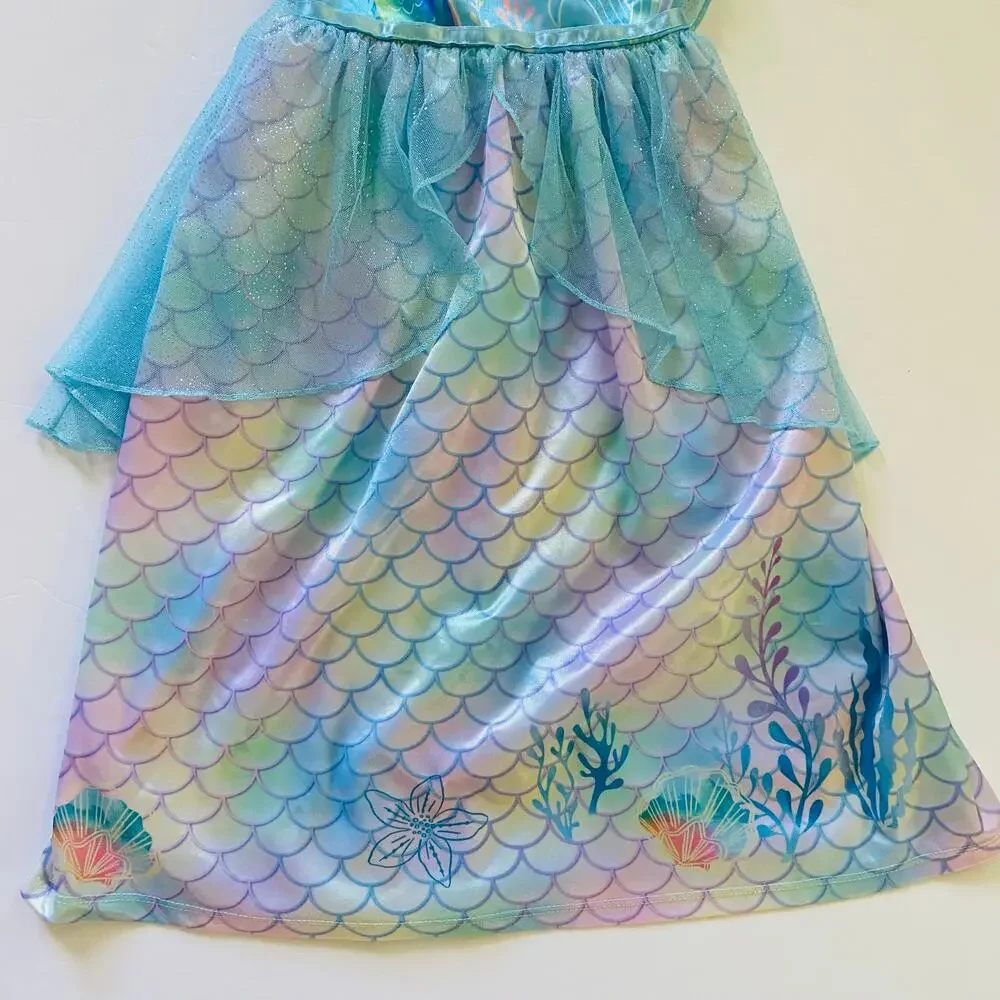 Disney | Little Mermaid Nightgown GUC 6 - Picture 3 of 8